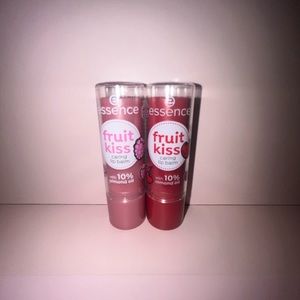 Essence Fruit Kiss - 01 Raspberry Dream 02 Cherry Love